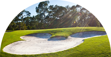 Micky Mouse Sandtrap at Disney Golf Course in Orlando